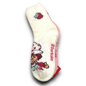 Strawberry Shortcake Mid Crew Plush Socks (2 Pairs)